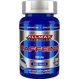ALLMAX Nutrition 100% Pure Caffeine Tablets, 200mg Energy & Focus Supplement (100 Tabs)