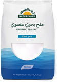 Natureland Organic Fine Sea Salt - Pure 1kg Pouch