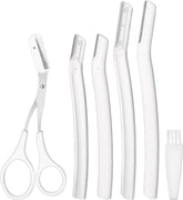 5Pcs Eyebrow Razor Set - Dermaplaning & Face Grooming Kit for Women