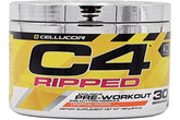 Cellucor C4 Ripped Explosive Pre-Workout Powder - Fat Burning Thermogenic - Tropical Punch - 30 Servings