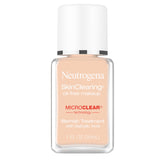 Neutrogena SkinClearing Oil-Free Acne Foundation with 0.5% Salicylic Acid - Shine Control Makeup for Acne-Prone Skin - 40 Nude - 1 fl. oz
