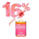 PURITO TXA 6% Niacinamide 10 Retinal Facial Serum – Dark Spots, Post-Acne Marks, Hyperpigmentation 30mL
