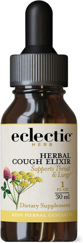 Eclectic Institute Herbs For Kids Herbal Cough Elixir - Black Cherry - 1 fl oz