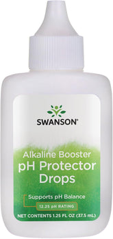 Swanson Alkaline Booster Drops: Achieve Optimal pH Balance with 12.25 pH