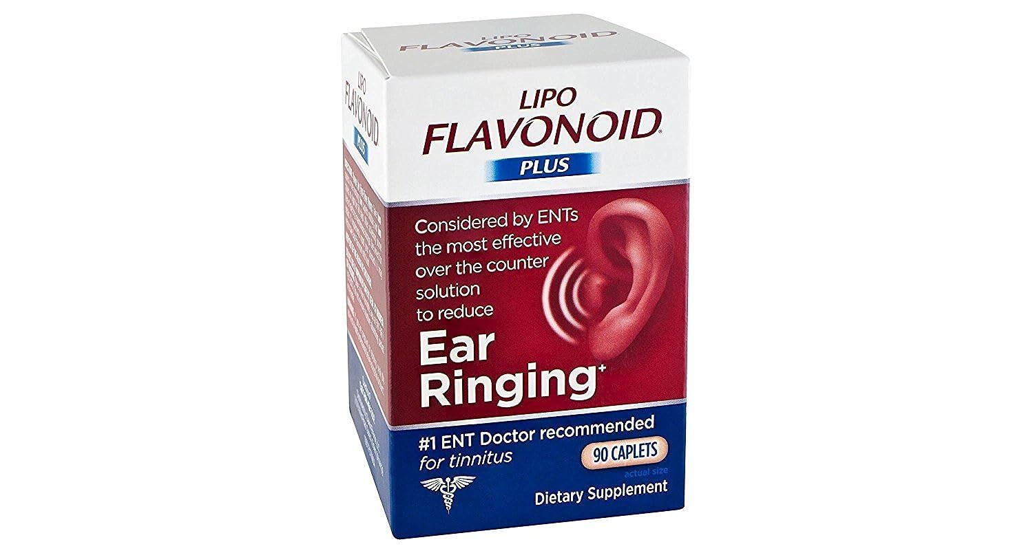 Lipo-Flavonoid Plus 90 Caplets - Inner Ear Health & Circulation Support