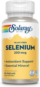 Solaray Selenium 200mcg - 90 VegCaps