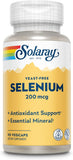 Solaray Selenium 200mcg - 90 VegCaps