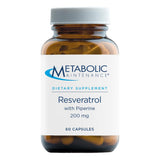 Metabolic Maintenance Resveratrol with Piperine 60 Capsules - Anti-Aging & Antioxidant Support