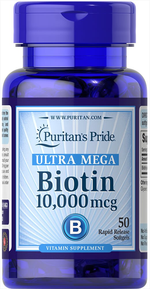 Puritan's Pride Biotin 10000 - 50 Caplets
