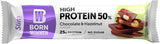 BORN Winner Slim Protein Bar, شوكولاتة وفستق, ٢٥ جم بروتين, منخفضة الكربوهيدرات, بدون سكر, ١٢ × ٥٠ جم
