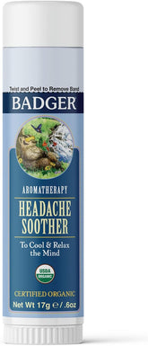 Badger Headache Soother Balm: Organic Aromatherapy for Tension Relief