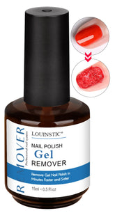 Gel Nail Polish Remover - Fast No-Soak Formula, Low Odor & Safe for Natural Nails