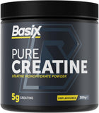 Basix Pure Creatine Monohydrate Powder - 300g | Unflavored | Muscle Strength & Recovery