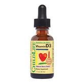 Child Life Vitamin D3 Berry Flavor 1oz Glass Bottle