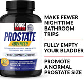 Force Factor Prostate Advanced: دعم للرجال، تدفق بولي، ١٨٠ قرص
