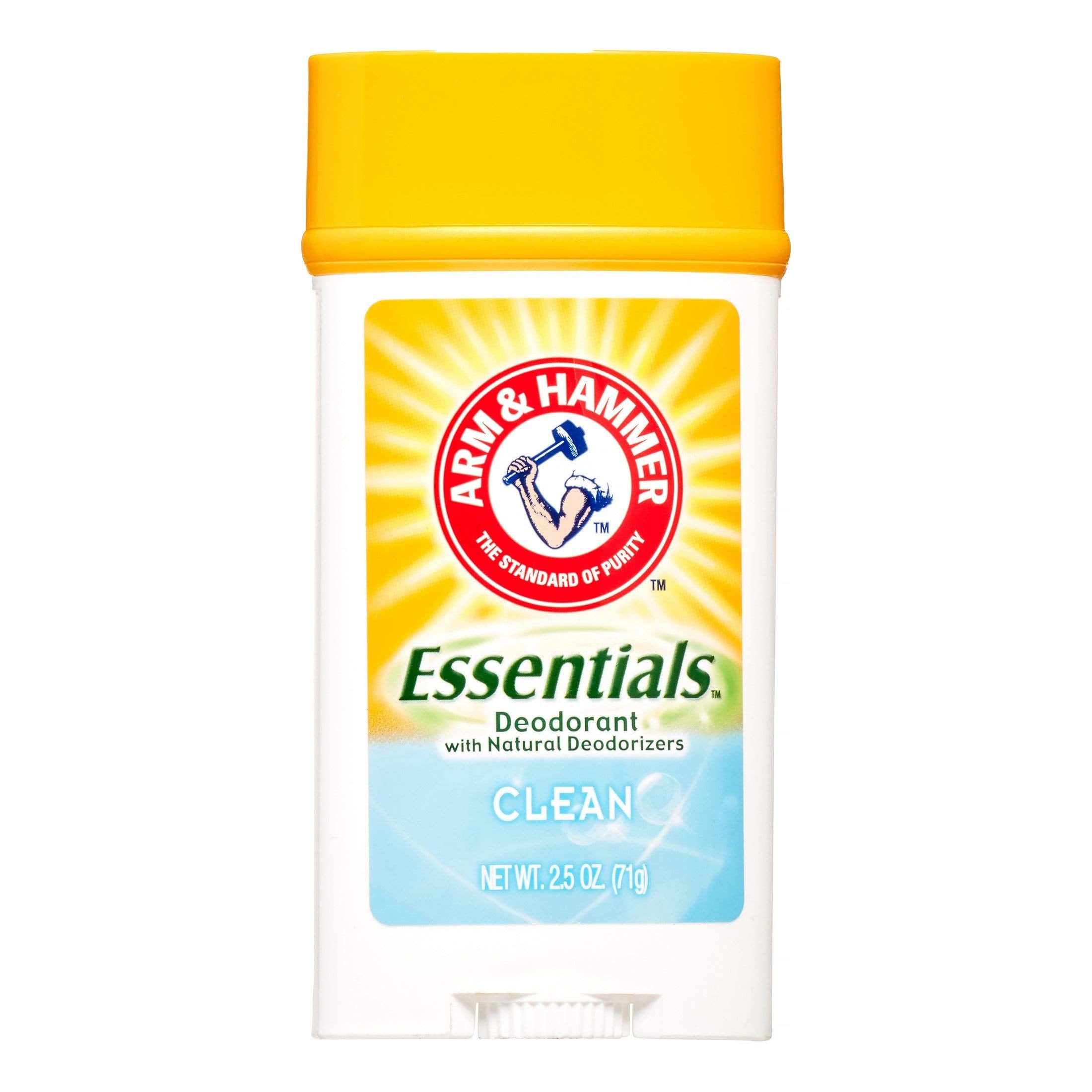 Arm & Hammer Essentials Deodorant with Natural Deodorizers - Clean, 2.5 oz