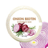Onion Oil Shampoo Bar with Biotin & Rosemary Extract - Deep Cleansing Hair Growth Soap