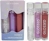 SEPHORA Limited Edition Lip Gloss Trio: 3 Full-Size Luxurious Shades