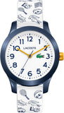 Lacoste Kids' White Dial Silicone Watch - 2030011