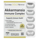 California Gold Nutrition Akkermansia + Probiotics Immune Complex 60 Veggie Capsules