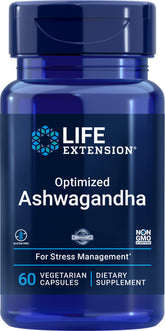 Optimized Ashwagandha Extract 60 Capsules - Stress & Sleep Support Supplement