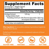 Doctor's Best Extra Strength Ginkgo Biloba 120 mg, 360 Vegan Caps