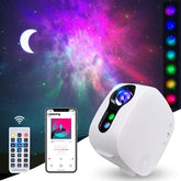 Galaxy Star Projector with Bluetooth Music - 3-in-1 Nebula Night Light for Kids Room Decor