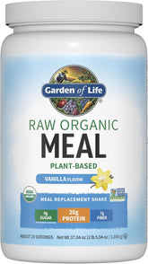 Garden of Life RAW Organic Meal, Vanilla Plant-Based Meal Shake