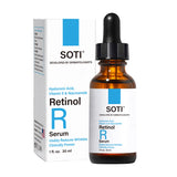 Retinol Face Serum - Reduces Wrinkles, Age Spots, Post-Acne Marks with Hyaluronic Acid & Niacinamide (30ml)
