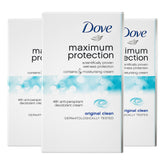 Dove Maximum Protection Original Clean Anti-perspirant Cream Stick - 3x 45 ml