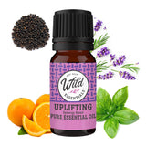 mEssentials Wild Uplifting 100% Pure Essential Oil Synergy Blend - Mood Boost & Happiness Aromatherapy (10ml)