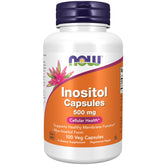 Now Foods Inositol Capsules 500mg - 100 Capsules for Metabolic Support