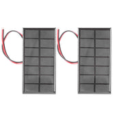 2-Pack Mini DC3.5V 250mA Solar Panel Charger with Cable