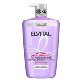 L'Oréal Paris Elvital Hydra Hyaluronic Moisturising XXXL Hyaluronic Shampoo for Shiny Hair, 1000 ml