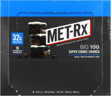 MET-Rx Big 100 Protein Meal Replacement Bar, Super Cookie Crunch, 9-Count