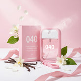 Pink Card-Type Mini Fragrance - Vanilla Orchid Sugared Violet Scent, Portable Pocket Perfume for Women
