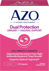 AZO Dual Protection: Urinary & Vaginal Balance, 30 Once-Daily Caps