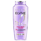 L'Oréal Paris Elvive Hyaluron Plump Hydrating Shampoo, Dehydrated Hair, 12.6 oz, Paraben-Free