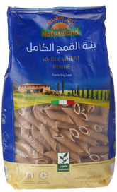 Natureland Whole Wheat Penne Pasta 500g - Nutritious Italian Classic