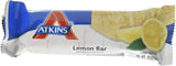 Atkins Lemon Bar - بروتين بار ناعم, منخفض الكربوهيدرات, عالي البروتين, علبة ٥ بار