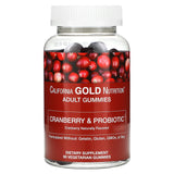 California Gold Nutrition Cranberry & Probiotic Gummies with FOS and Bacillus coagulans 90 Vegetarian Gummies