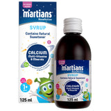 Martians BoneActive Calcium, Multivitamins & Minerals Syrup for Children 1+ Years | Tutti Frutti Flavour | 125ml