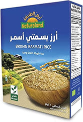 Natureland Premium Brown Basmati Rice - Whole Grain 1kg