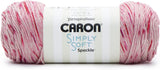"Caron Simply Soft Lipstick Speckle Yarn (3-Pack) - Worsted Weight Acrylic Yarn for Knitting & Crochet"
