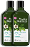 شامبو علاجي بالشاي الأخضر من Avalon Organics لتهدئة فروة الرأس