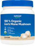 Nutricost Organic Lion's Mane Mushroom Powder - 227 Servings
