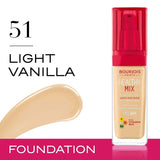 Bourjois Healthy Mix Anti-Fatigue Foundation - 52 Vanilla (30ml)