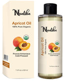 Organic Apricot Kernel Oil - Pure Cold-Pressed Carrier Oil (220ml)