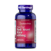 Puritans Pride Red Yeast Rice 600 Mg Capsules for Cholesterol Support 240 Count