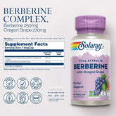 Solaray Berberine Root Extract - 60 Vegan Capsules